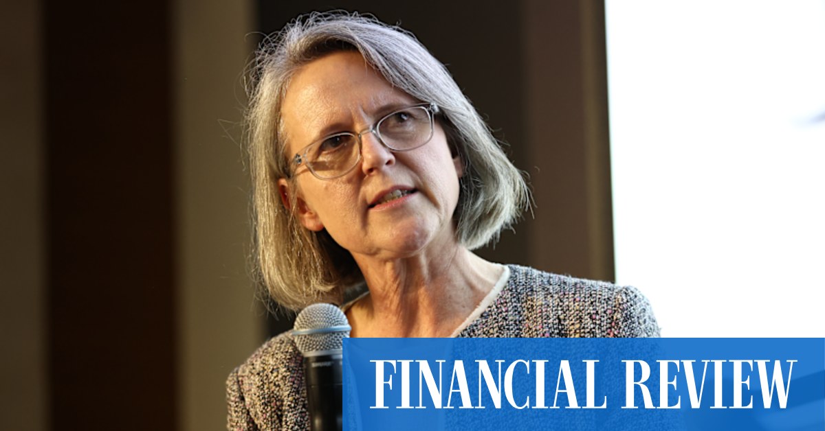 Department secretary Jenny Wilkinson has been forced to correct an error in a public speech she gave regarding the tax breaks Labor is moving to wind back.