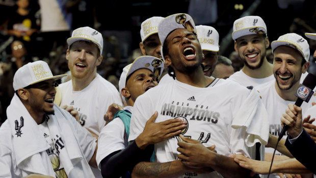 Kawhi Leonard made the long climb back to the NBA finals