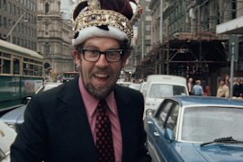 Rolf Harris in 1975 in a still from the documentary Rolf Harris: Primetime Predator.