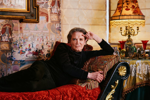 Charles Busch at his home in New York.