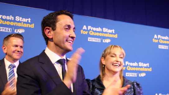 David Crisafulli declares victory in the 2024 Queensland election.