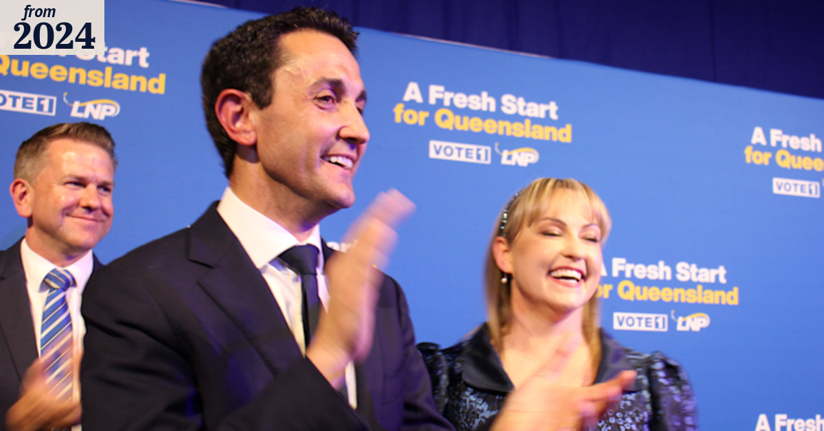 Queensland election 2024 as it happened: David Crisafulli declares victory, saying Queensland has voted for a majority LNP government