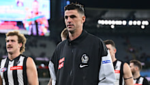 Much to think about: Scott Pendlebury is only a “50-50” bet to play on next year with the Magpies, according to coach Craig McRae.