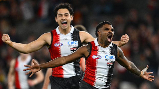 Liam Ryan had a day out for the Saints, following last week’s bag of five goals with another six on Sunday against GWS.