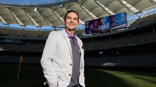 Former Perth Glory owner Tony Sage.