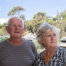 Retirees Paul and Denise Willigenberg are caught in a three-way legal dispute and cannot return to their retirement home in McCrae.