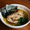 Cafe Ogawa imports its broth from Yokohama.