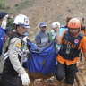 Indonesian landslide kills dozens, wipes away houses