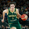 Josh Giddey shoed his class for the Boomers against Venezuela.