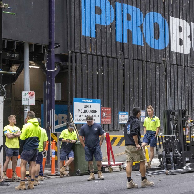 Probuild went under in March with $5 billion in projects on its books.