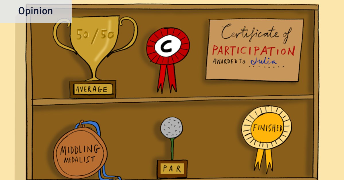 In praise of mediocrity – and having a crack regardless