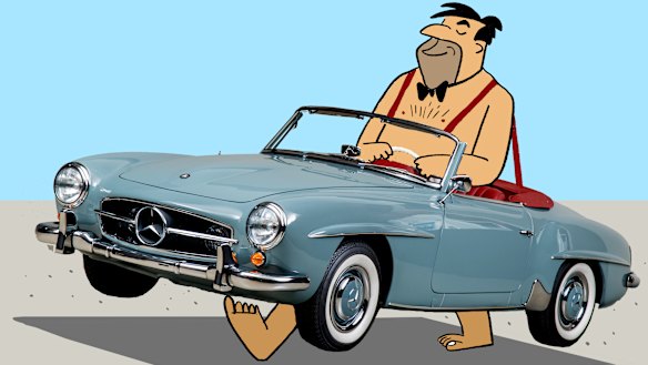 Ascending from the bedrock.