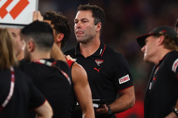 Essendon coach Dean Solomon.