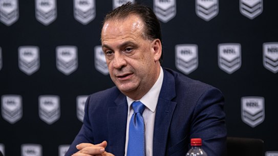 ARL Commission chairman Peter V'landys.