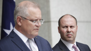 Prime Minister Scott Morrison and Treasurer Josh Frydenberg say the budget surplus is not a priority in the context of the human cost of the bushfires.