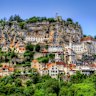 View of Rocamadour, France.