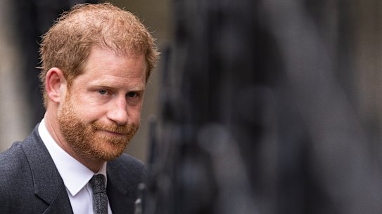 Prince Harry arrives at the Royal Courts of Justice 