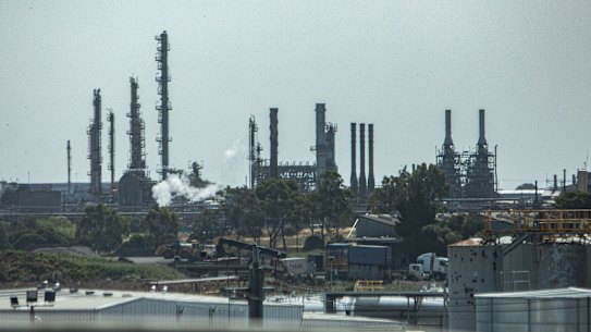 Qenos’ manufacturing plant in Altona, Melbourne, is one of the 215 industrial polluters that must reduce its emissions under the beefed-up regulations. 