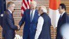 Prime Minister Anthony Albanese, US President Joe Biden, India Prime Minister Narendra Modi and Japan Prime Minister Fumio Kishida at the Quad leaders’ meeting in Tokyo, Japan, on Tuesday.