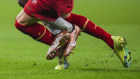 Serbia’s Strahinja Pavlovic, right, fights for the ball with Switzerland’s Breel Embolo.