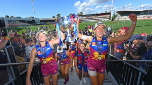The Lions claimed their second AFLW flag.