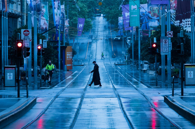 As busy as Bourke Street Mall. Melbourne's CBD during COVID-19.