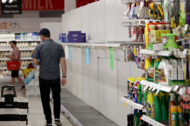 Toilet paper became a precious commodity as panic buying swept supermarkets in March.