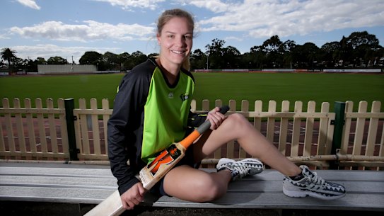 Nicola Carey making her mark on cricket's world stage