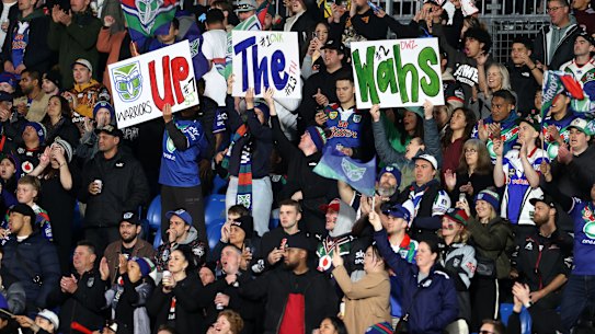 The Warriors are riding a wave of support in New Zealand.
