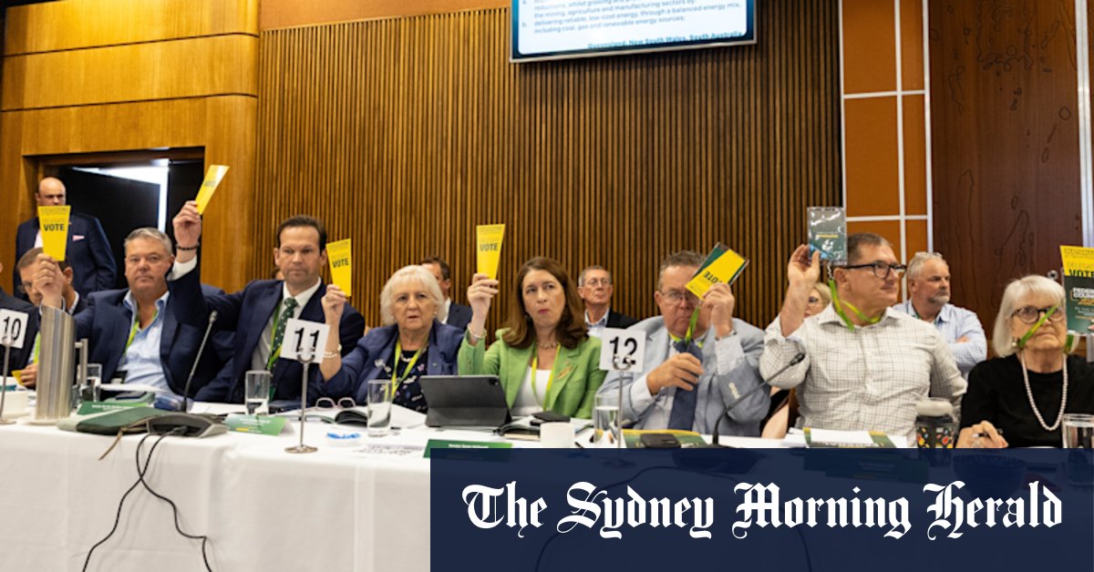 ‘We’re not going to streak ahead’: Nationals officially dump net zero climate target