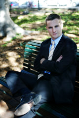 Alex Hawke, age 26, as president of the NSW Young Liberals in 2004.