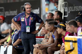 Chris Fagan’s Lions will play at Geelong’s “fortress” on Friday night.