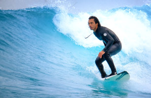 The former asylum seeker now runs a renovation company in Melbourne and works as a surfing guide on weekends.