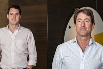ANZi managing director Ron Spector (right) and Dan Wypler (left).