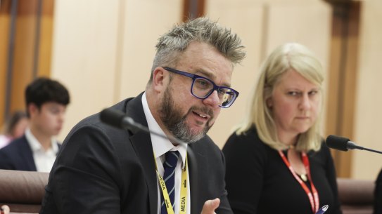 On the attack… ABC News Director Justin Stevens.