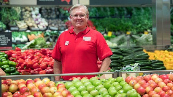 Coles chief executive Steven Cain is determined to make sure staff get time off.