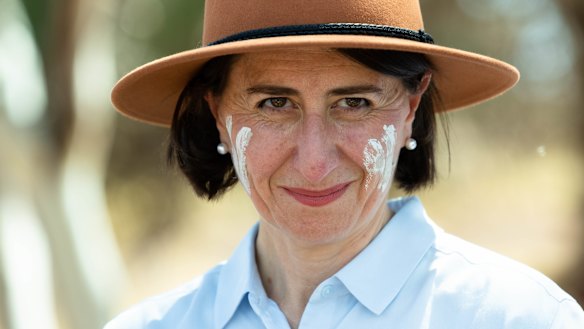 NSW Premier Gladys Berejiklian at the ceremonial signing.