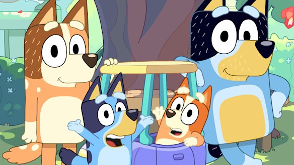 Brisbane-made children's show Bluey is an example of children's programming being successful and profitable.