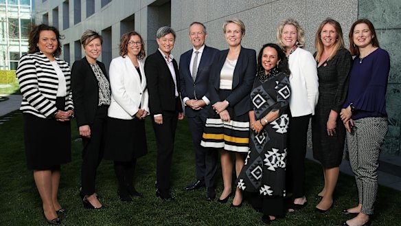 Labor leader Bill Shorten says women will make up a large part of his cabinet should he win the May election. 