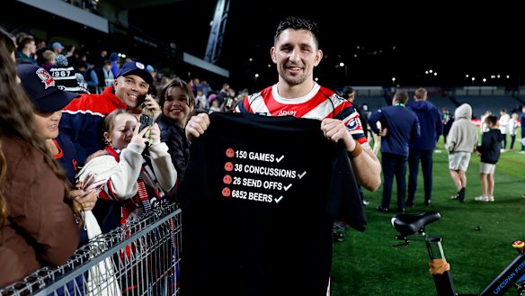 The image of Radley that (briefly) appeared on the Sydney Roosters’ Instagram account.