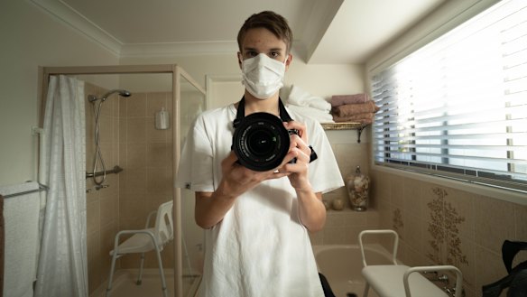 Ben Watson's self-portrait in isolation.