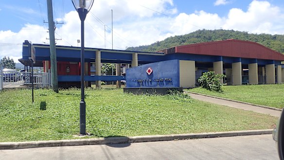 A hospital in Samoa which received Japanese support during a recent measles outbreak.