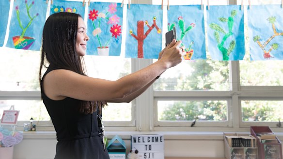 Year 5 teacher Jessica Stedman earns money from selling the resources she makes and promotes on Instagram.