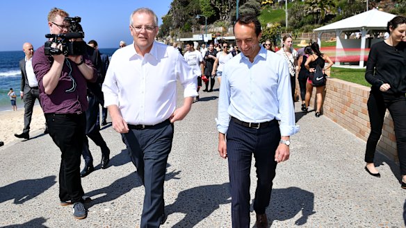 PM Scott Morrison described Dave Sharma as "the best candidate" for Wentworth on Friday. 