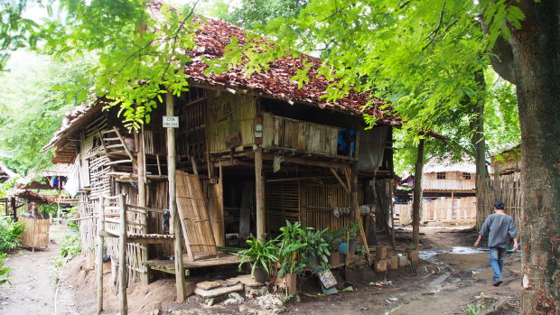 A home inside the Mae La refugee camp on the Thai-Burma border.