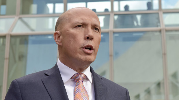 Peter Dutton is incensed by the boat arrival.