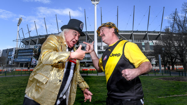 Joffa and Trout face-off at the MCG before Friday's Preliminary final.