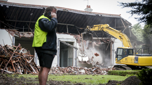 The Idylewilde mansion was destroyed in 2015.