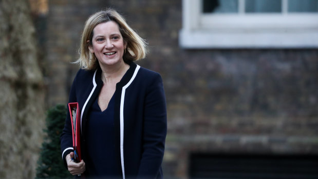 The UK work and pensions secretary, Amber Rudd, , pictured last week, has borken ranks and suggested a 'Plan B' for Brexit.