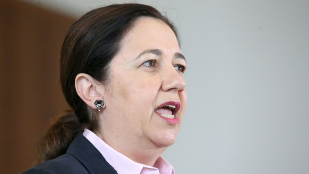 Queensland Premier Annastacia Palaszczuk reveals a cleaner has tested positive.